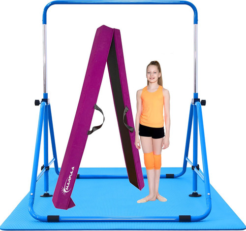 Fold gymnastic bar with - bar,