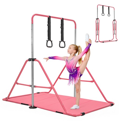 Foldable kids gymnastics bar - foldable,