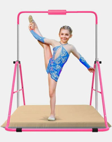 Pink kids gymnastics - kids, bar